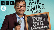 PAUL SINHAS PERFECT PUB QUIZ for R4 taping in Leicester